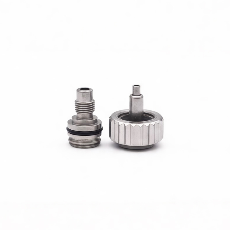 Watch Crown Screw Down Replacement - Mahkota Deepsea dengan Tabung 8.0mm, Pengganti