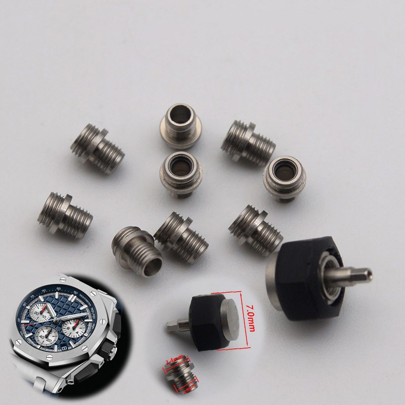 Watch Crown Screw Down Replacement - Mahkota Jam Tangan Stainless Steel 7.0mm
