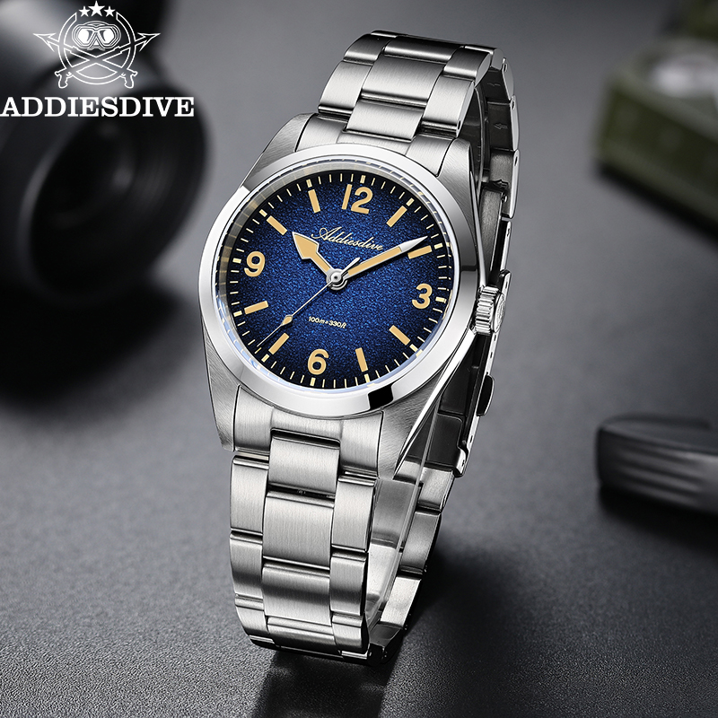 Watch Crown Screw Down Replacement - ADDIESDIVE Jam Tangan Pria 36mm, Model