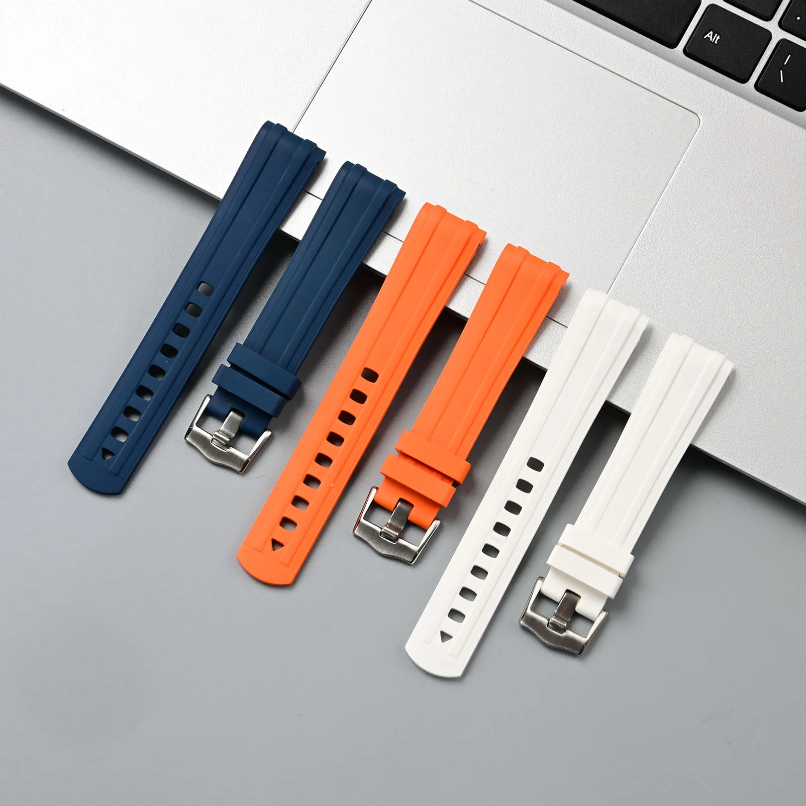 Tali Jam Tangan FKM Fluororubb - Fkm Rubber Dive Watch Strap 20Mm ulasan dan harga