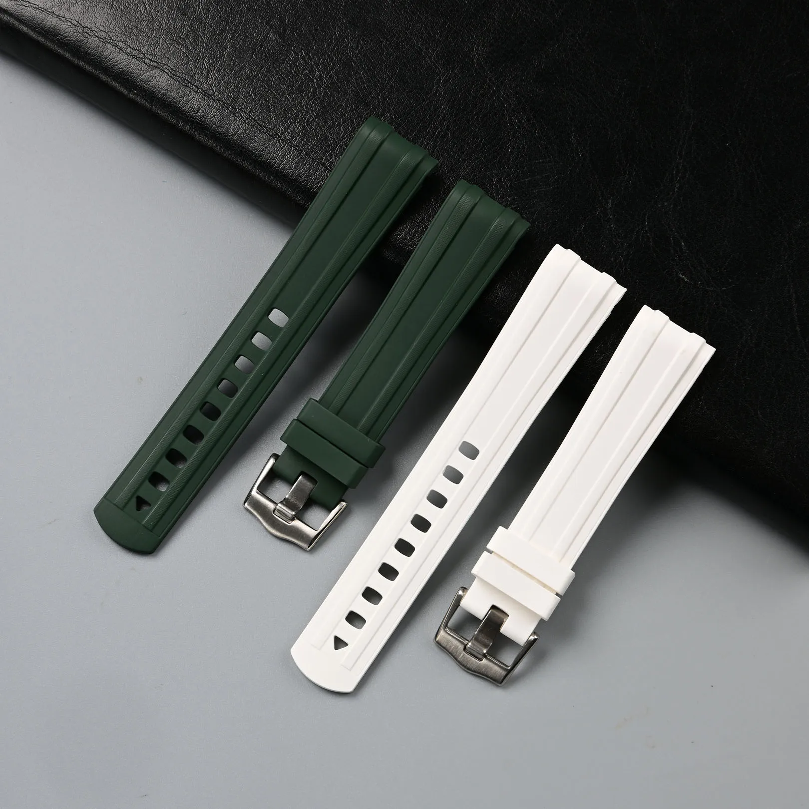 Tali Jam Tangan FKM Fluororubb - Fkm Rubber Dive Watch Strap 20Mm ulasan dan harga