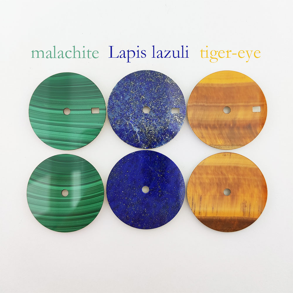 Dial NH35 Batu Alam Malachite, - Watch Dial Custom Sterile 28.5Mm ulasan dan harga