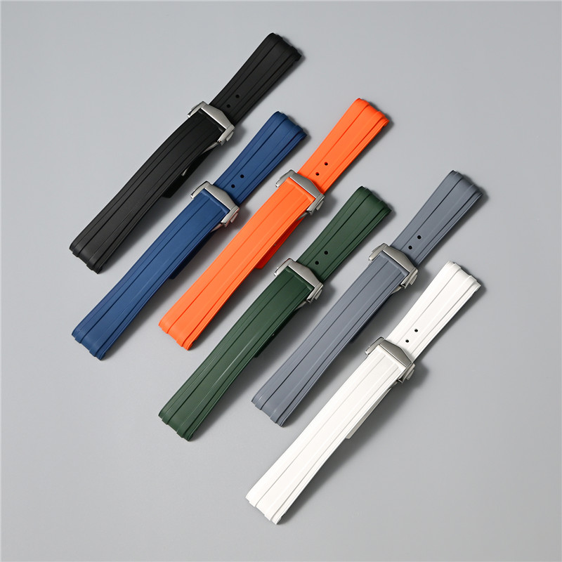 Tali Jam Tangan Karet Fluoro 2 - Fkm Rubber Dive Watch Strap 20Mm ulasan dan harga