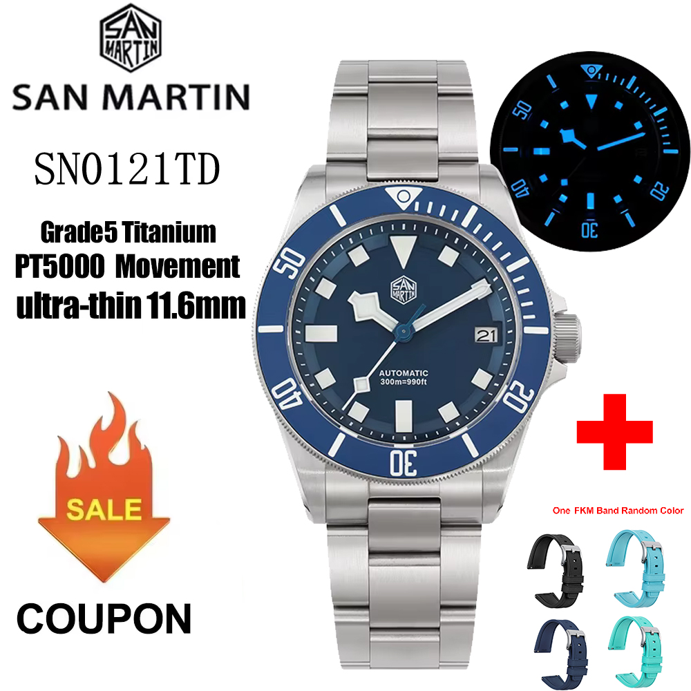    Jam Tangan Titanium San Ma - Titanium Automatic Watch 300M Sapphire ulasan dan harga