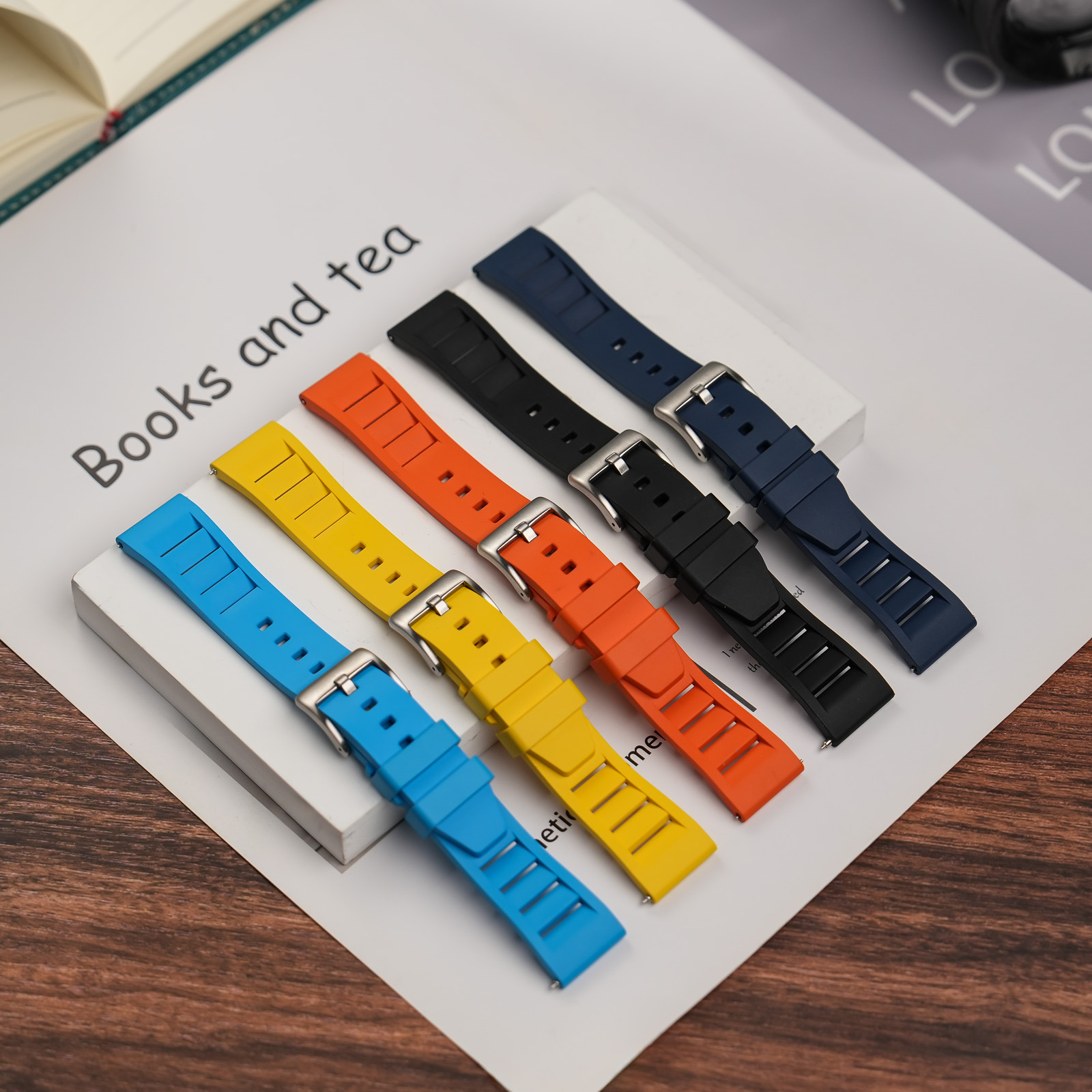 FKM tali karet jam tangan 20mm - Fkm Rubber Dive Watch Strap 20Mm ulasan dan harga