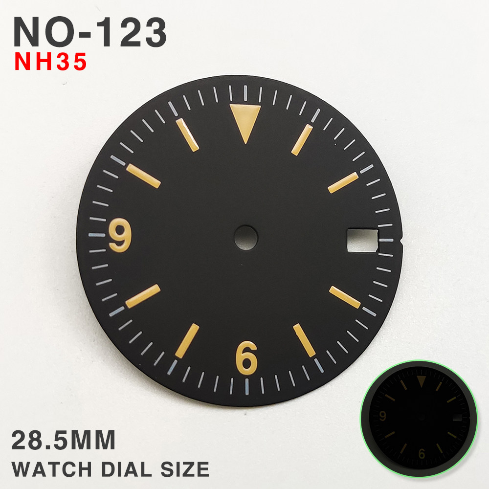 Dial Pink 28.5mm, Biru Bercaha - Watch Dial Custom Sterile 28.5Mm ulasan dan harga