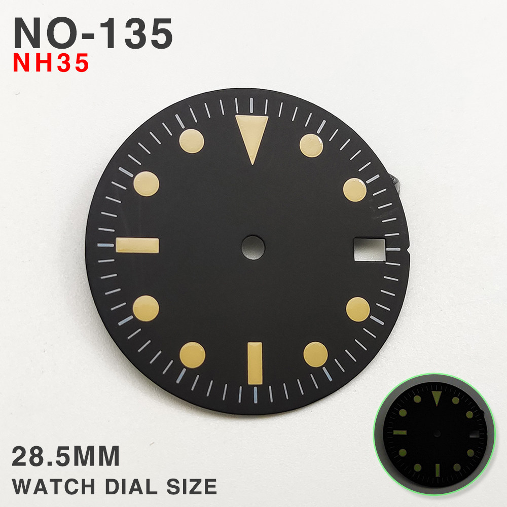 Dial Pink 28.5mm, Biru Bercaha - Watch Dial Custom Sterile 28.5Mm ulasan dan harga