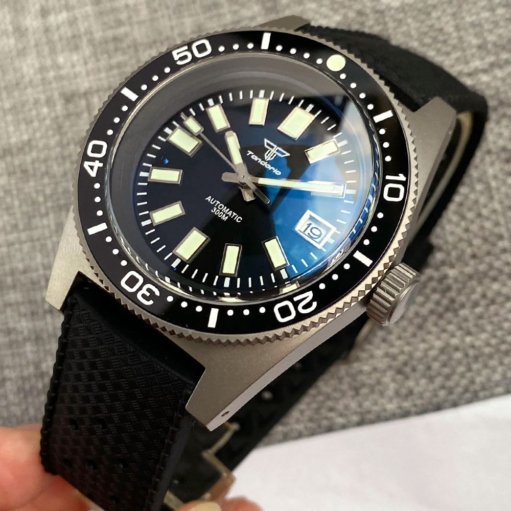 Tandorio jam tangan menyelam T - Titanium Automatic Watch 300M Sapphire ulasan dan harga