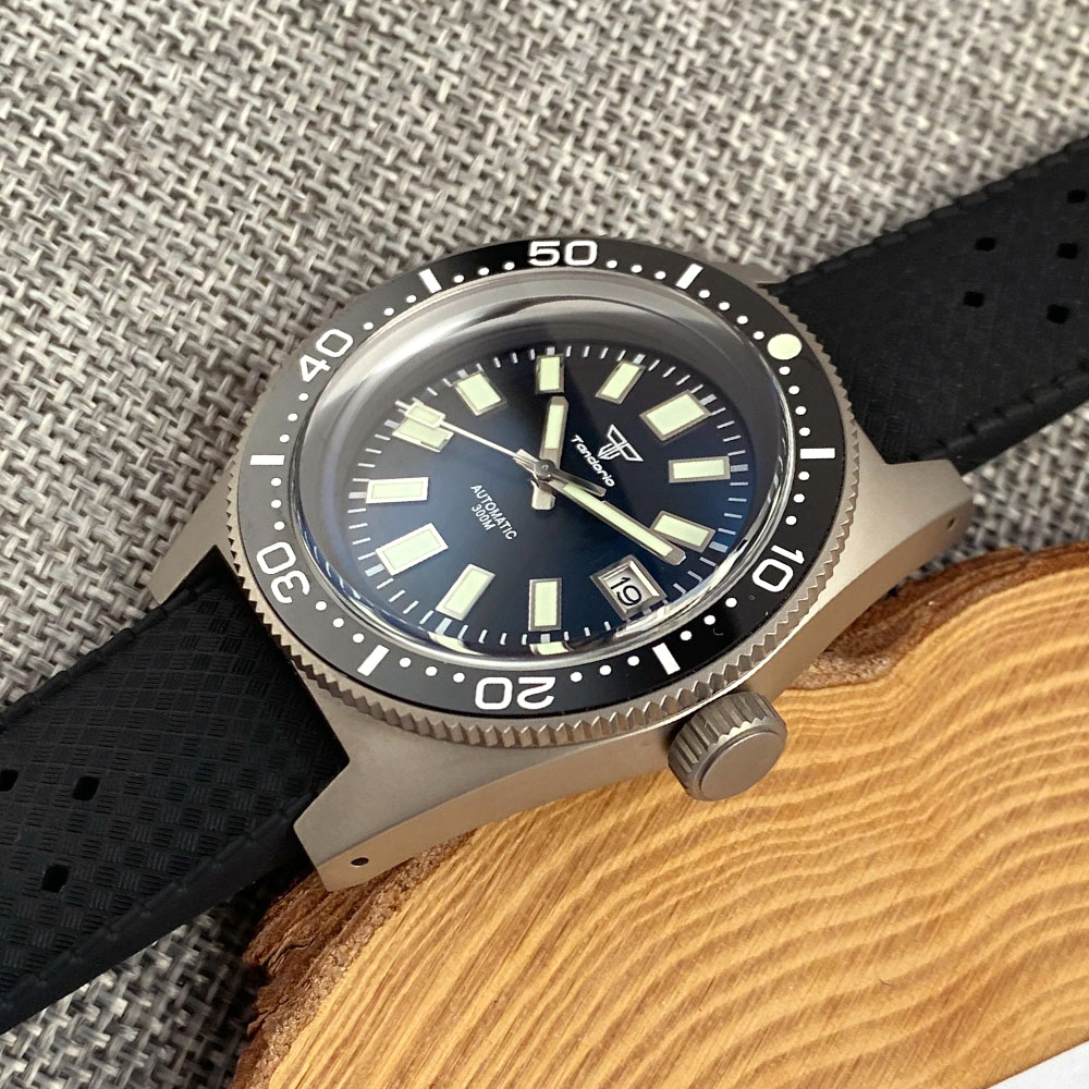 Tandorio jam tangan menyelam T - Titanium Automatic Watch 300M Sapphire ulasan dan harga