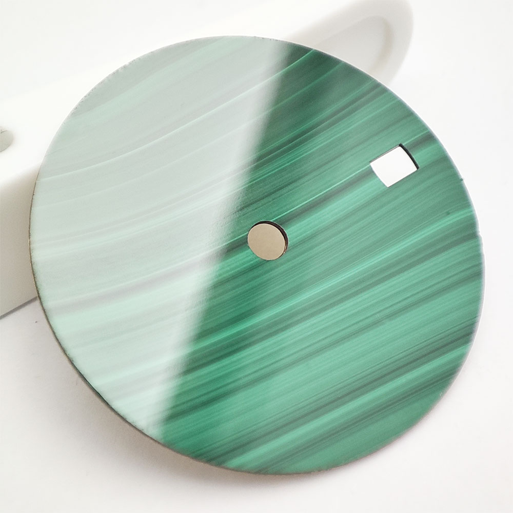 Dial NH35 Batu Alam Malachite, - Watch Dial Custom Sterile 28.5Mm ulasan dan harga