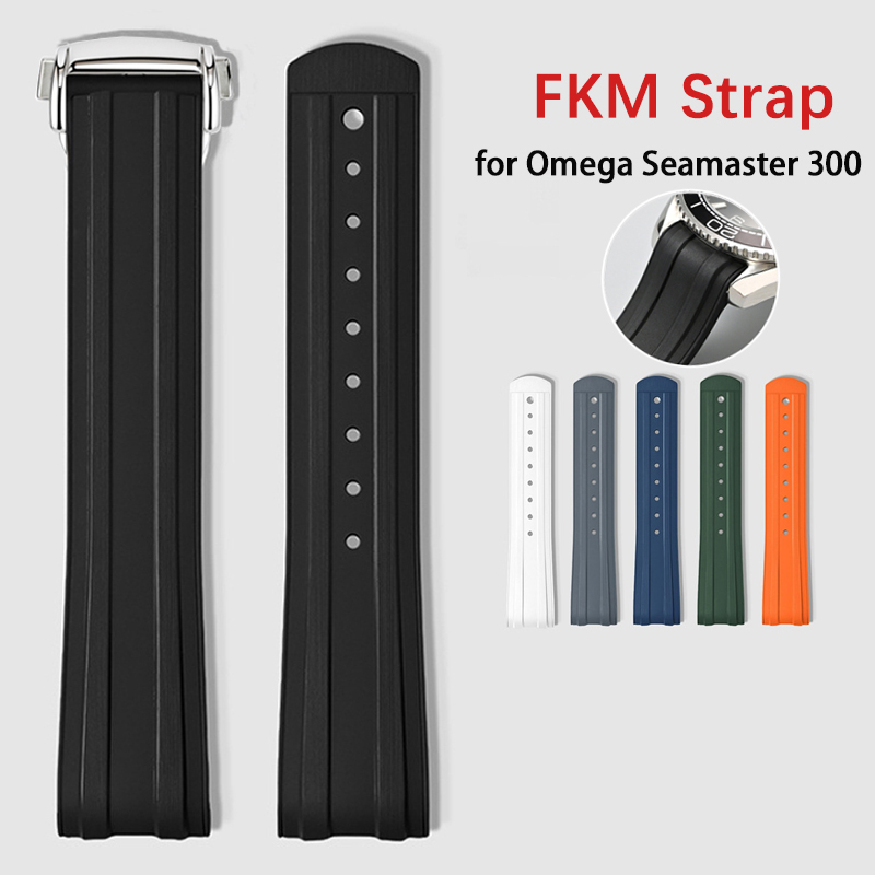 Tali Jam Tangan Karet Fluoro 2 - Fkm Rubber Dive Watch Strap 20Mm ulasan dan harga