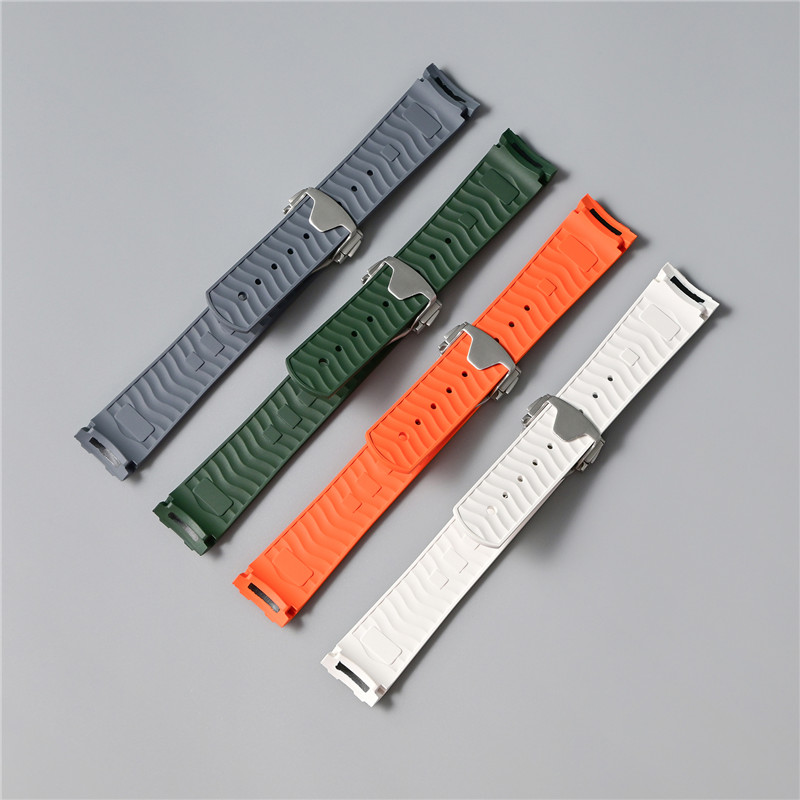 Tali Jam Tangan Karet Fluoro 2 - Fkm Rubber Dive Watch Strap 20Mm ulasan dan harga