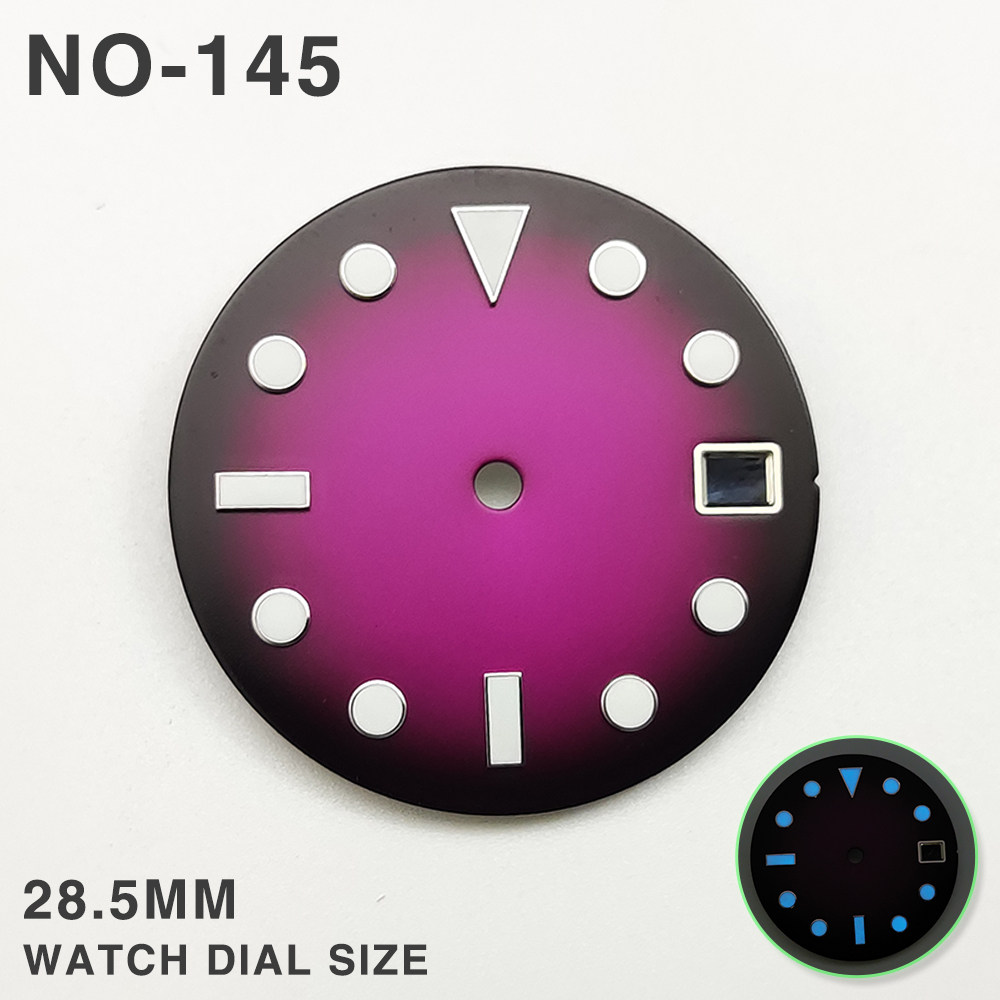 Dial Gradien Hitam Ungu 28.5mm - Watch Dial Custom Sterile 28.5Mm ulasan dan harga