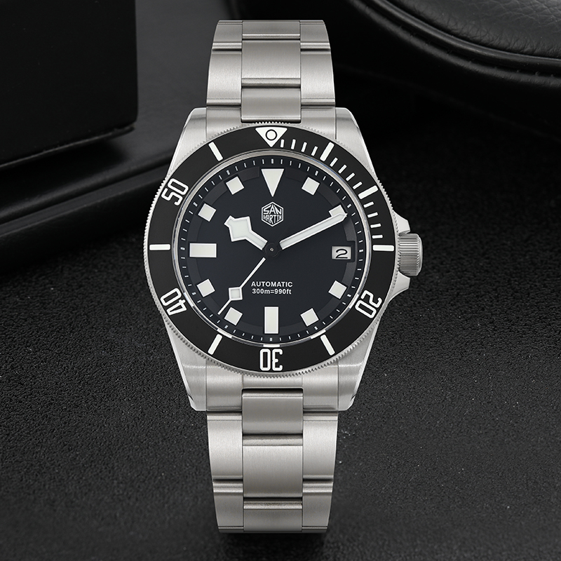 Jam Tangan Selam San Martin SN - Titanium Automatic Watch 300M Sapphire ulasan dan harga