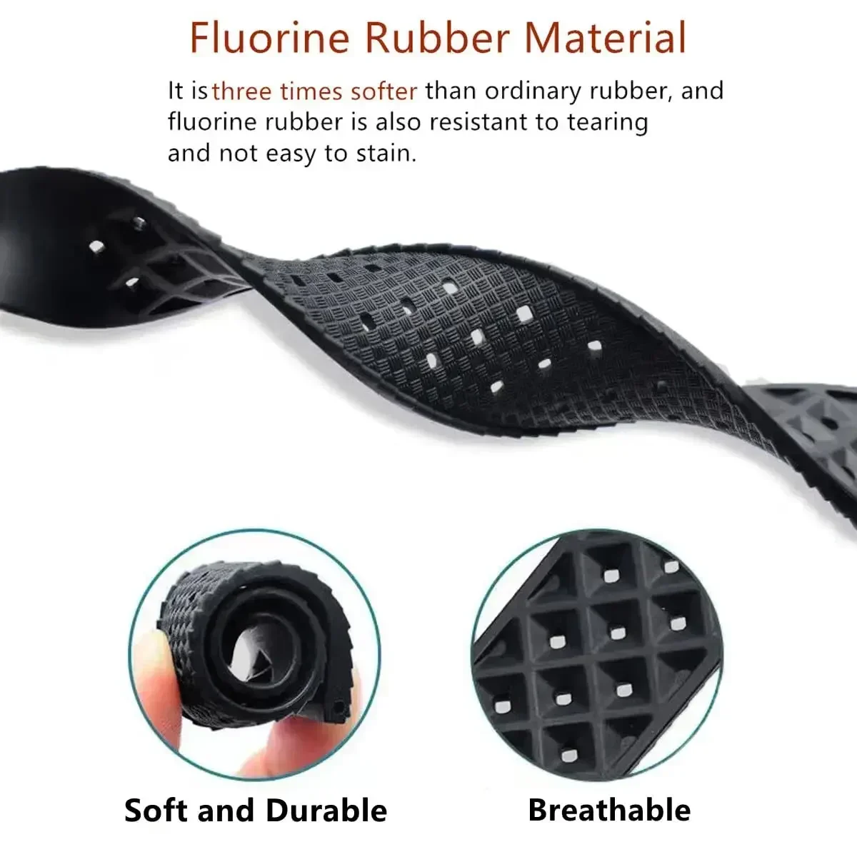 FKM tali jam tangan pintar 20m - Fkm Rubber Dive Watch Strap 20Mm ulasan dan harga