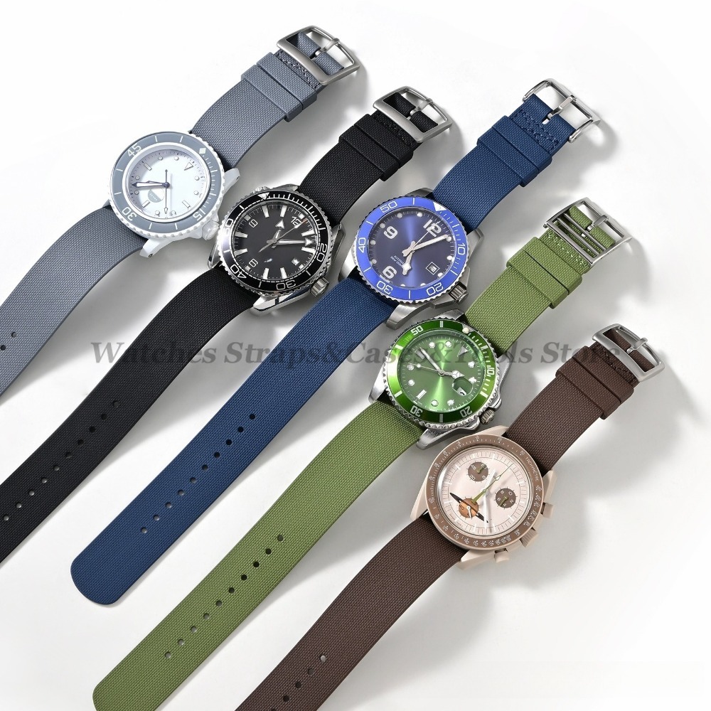 Tali Jam Tangan Sport Fashion  - Fkm Rubber Dive Watch Strap 20Mm ulasan dan harga