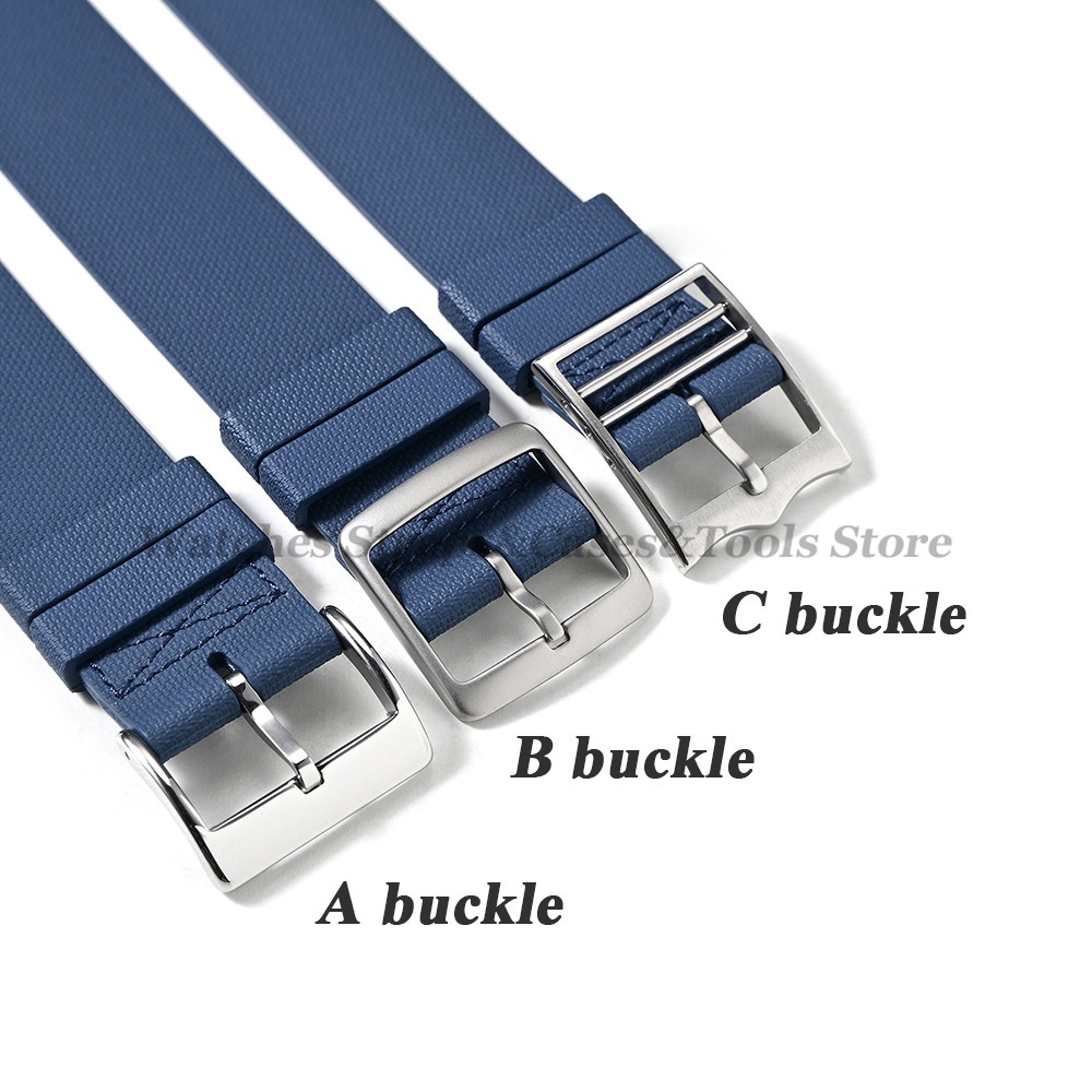 Tali Jam Tangan Sport Fashion  - Fkm Rubber Dive Watch Strap 20Mm ulasan dan harga