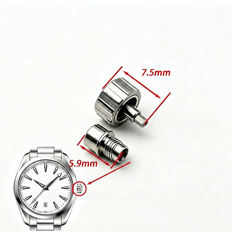 Mahkota Jam Tangan Dia 6.5mm P - Watch Crown Screw Down Replacement ulasan dan harga