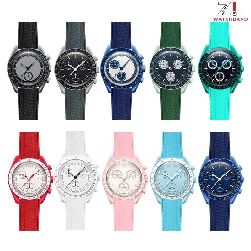 Tali Jam Tangan Fluoro Rubber  - Fkm Rubber Dive Watch Strap 20Mm ulasan dan harga