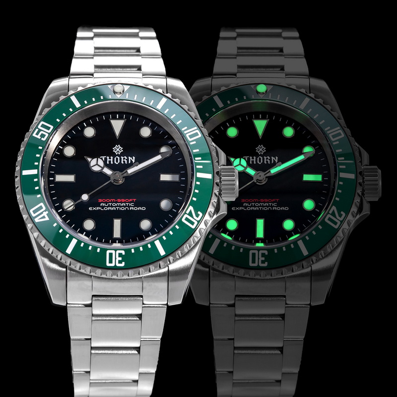 THORN Jam Tangan Otomatis Pria - Titanium Automatic Watch 300M Sapphire ulasan dan harga