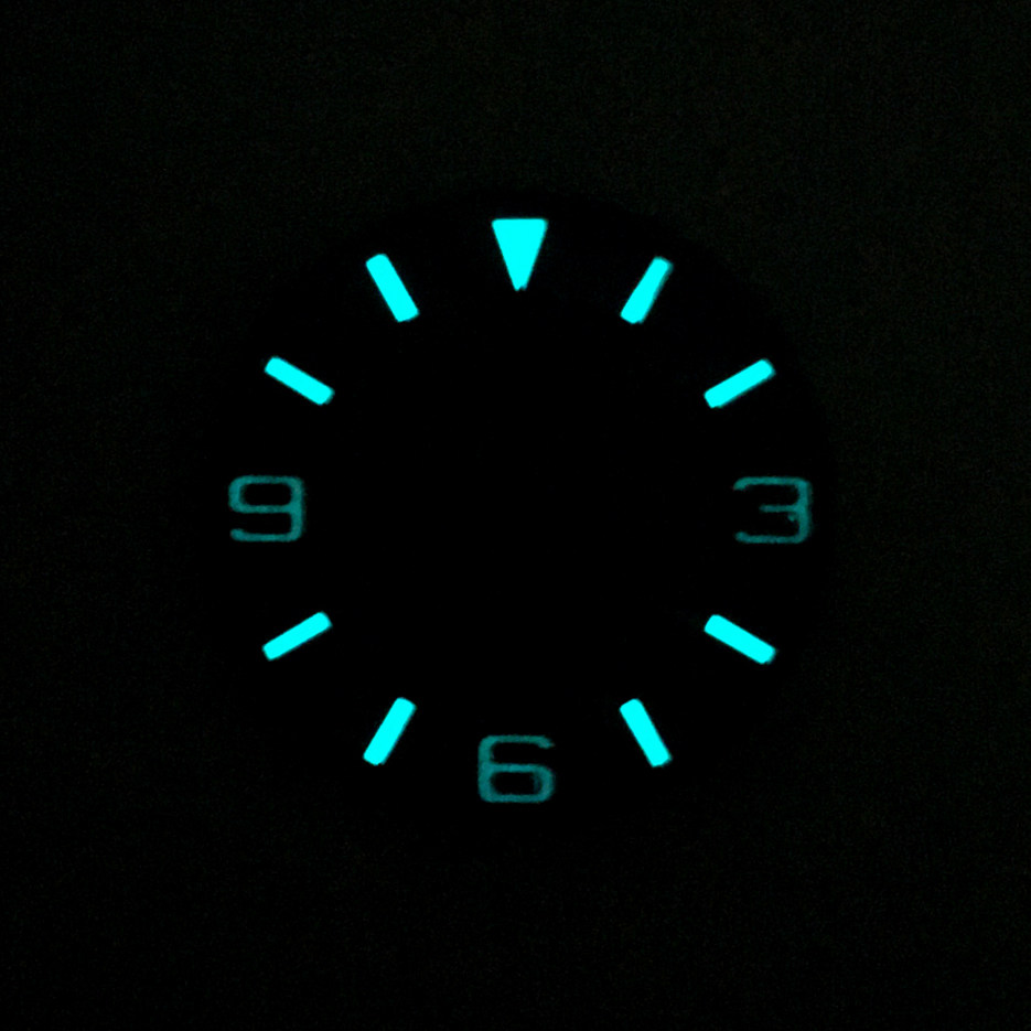 Dial Steril Bercahaya Merah Mu - Watch Dial Custom Sterile 28.5Mm ulasan dan harga