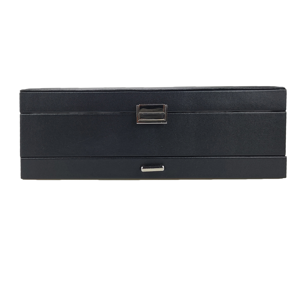 Kotak Penyimpanan dan Pengatur - Watch Display Case Glass Top 12 Slots ulasan dan harga