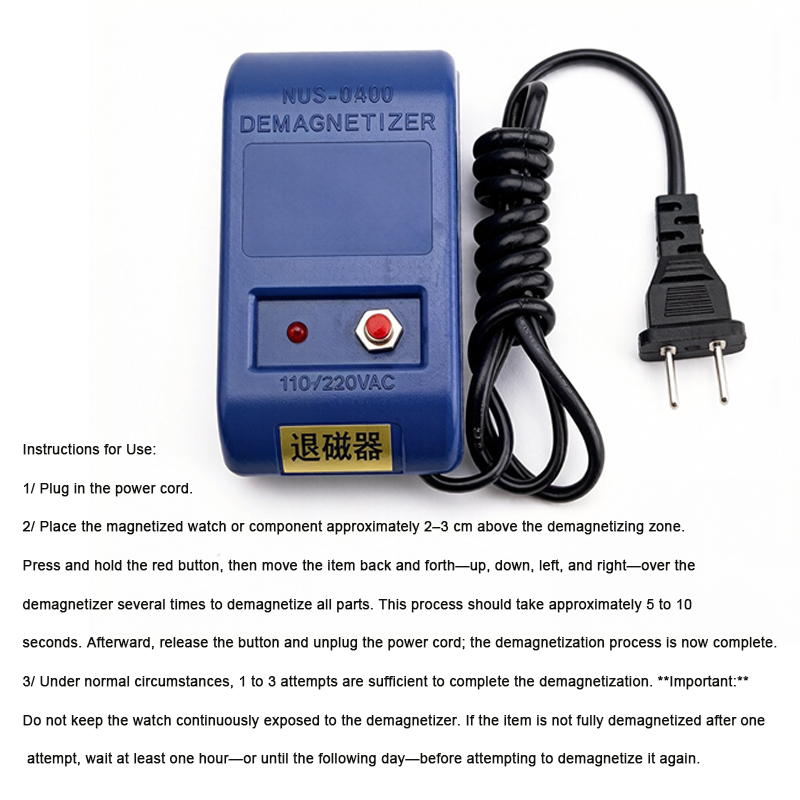 Alat Perbaikan Jam Tangan Dema - Watch Demagnetizer Electrical Repair ulasan dan harga